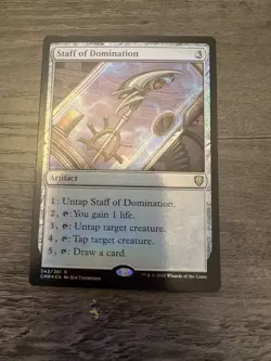 Magic the Gathering MTG Staff of Domination Foil Near Mint - Image 2