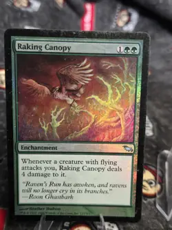 Magic The Gathering Shadowmoor Raking Canopy #127/301 Foil MTG TCG CCG - Image 1