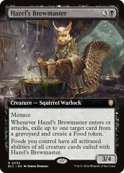 Hazel's Brewmaster (Extended Art) (R) #52 Commander: Bloomburrow MTG NM - Image 1
