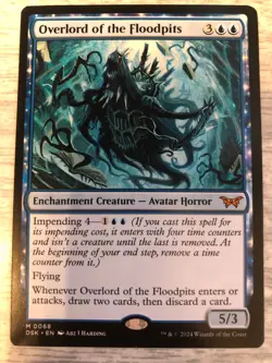 MTG Magic Overlord of the Floodpits DSK Near Mint FREE SHIPPING - Image 1