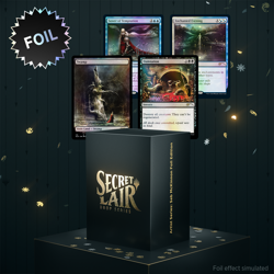 SECRET LAIR OPENED BOX Artist Series: Seb McKinnon FOIL Edition MTG SLD 119-122 - Image 1