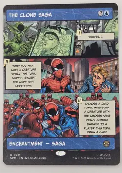 The Clone Saga (Borderless) - Marvel's Spiderman (SPM) MTG - Image 1