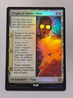 Origin of Spider-Man (FOIL) Marvel's Spiderman (SPM) - MTG - Image 1