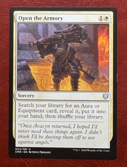 1x NM Open the Armory - 034/361 U CMR - MTG Magic Never Played x1 - Image 1