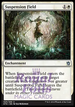 Suspension Field 2x FOIL MTG KTK Khans of Tarkir Uncommon MINT white - Image 1