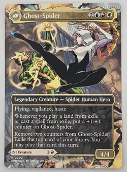 Gwen Stacy / Ghost-Spider (Borderless) - Marvel's Spiderman (SPM) MTG - Image 2