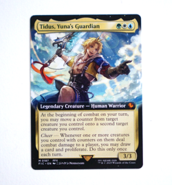 Tidus, Yuna's Guardian MTG Final Fantasy EN Borderless Card #187~Fresh Pull (NM) - Image 1