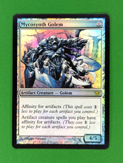 MTG TCG - Mycosynth Golem - Fifth Dawn - 137/165 - Rare Foil - NM/LP - Image 1