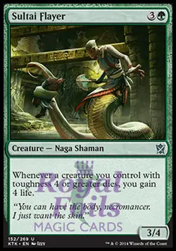 Sultai Flayer 2x FOIL MTG KTK Khans of Tarkir Uncommon MINT green - Image 1