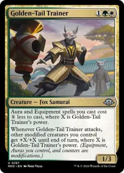 Golden-Tail Trainer -Foil Near Mint MTG Modern Horizons 3 - Image 1