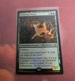 MTG Enduring Vitality Foil | Duskmourn: House Of Horror | NM/Mint - Image 1