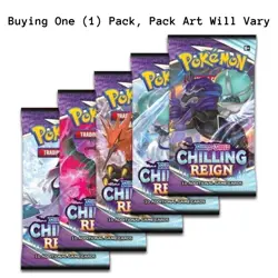 Chilling Reign S&S Pokemon TCG Booster Pack 820650808463 - Image 2
