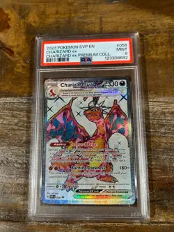 POKEMON 2023 CHARIZARD EX Premium Collection #056 PSA 9 Mint SVP EN 3 - Image 1