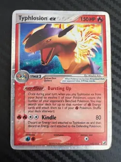 Pokemon TCG Typhlosion ex EX Unseen Forces 110/115 Holo Rare DMG - Image 1