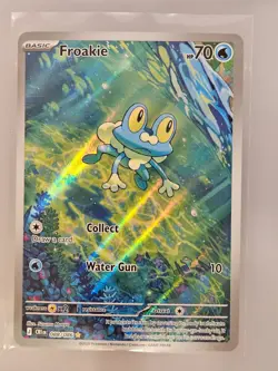 Froakie 088/086 ME04: Chaos Rising Pokemon TCG Illustration Rare Holo NM - Image 1