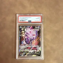 Pokemon TCG Genesect V Full Art Holo Ultra Rare 255/264 Fusion Strike PSA 10 - Image 1