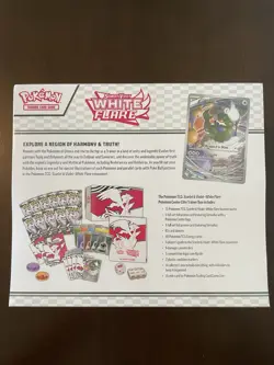Pokemon White Flare Pokemon Center ETB Elite Trainer Box Sealed New Unopened - Image 4