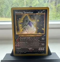 Pokemon TCG Shining Tyranitar Neo Destiny Secret Rare Holo #113/105 80 HP - Image 1