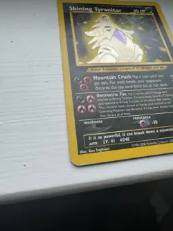 Pokemon TCG Shining Tyranitar Neo Destiny Secret Rare Holo #113/105 80 HP - Image 3