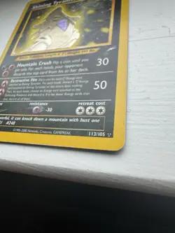 Pokemon TCG Shining Tyranitar Neo Destiny Secret Rare Holo #113/105 80 HP - Image 4