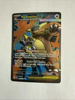 Mega Kangaskhan Ex 164/132 Mega Evolutions Ultra Rare Pokemon Perfect Cond - Image 1