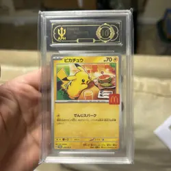 Pikachu 020/M-P McDonald's Promo 2025 Japanese Pokemon US SELLER APH Black Label - Image 1