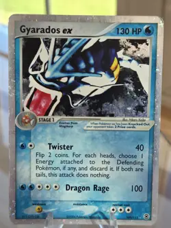 Gyarados ex 109/112 FireRed & LeafGreen Holo Ultra Rare Pokemon TCG Nintendo HP - Image 1