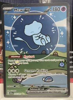 2024 Pokemon SV Paldean Fates PAF EN Mew ex #232/091 - Image 1