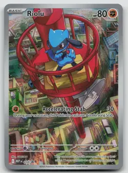Riolu 010 Holo Promo ME: Mega Evolution Promo Pokemon Holo Near Mint - Image 1