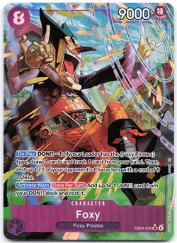 Foxy (Alternate Art) EB04-036 The Azure Sea's Seven - Image 1