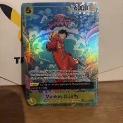One Piece Monkey D Luffy Treasure Rare (TR) OP07-109 Two Legends Foil Mint - Image 1