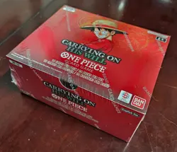 ONE PIECE CARRYING ON HIS WILL ENGLISH BOOSTER BOX OP-13 BANDAI FACTORY SEALED - Image 2