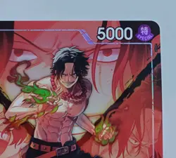 One Piece TCG Portgas D. Ace Alt Art OP16-001 English Near Mint Op16 - Image 4