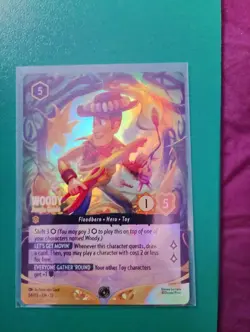 Disney Lorcana Woody Jungle guide 54/P3 Foil promo wilds unknown set champs - Image 1