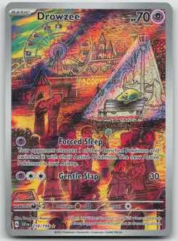 POKEMON CARD - SV1 - DROWZEE - 210/198 - IR - SCARLET & VIOLET - 2023 - MP - Image 1