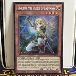 1ST EDITION REGULUS, THE PRINCE OF ENDYMION SECRET RARE BLGG-EN050 YUGIOH CARD - Image 1