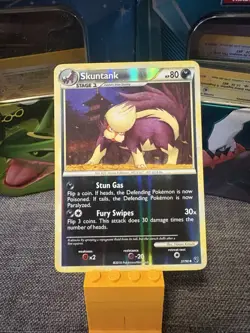 Pokemon Card Skuntank Undaunted 37/90 Reverse Holo Uncommon - Image 1