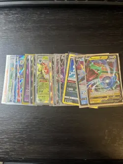 Pokemon Ex/V Card Lot Total 33 Cards - Image 1