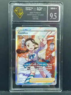 UGC 9.5 Candice (Full Art) - SWSH12: Silver Tempest NM Pokemon Card 189/195 Mint - Image 1