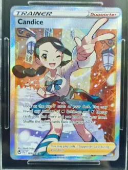 UGC 9.5 Candice (Full Art) - SWSH12: Silver Tempest NM Pokemon Card 189/195 Mint - Image 2