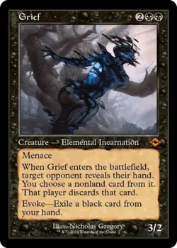 Grief (Retro Frame) -Foil Near Mint MTG Modern Horizons 2 - Image 1