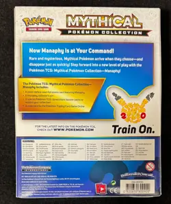 POKEMON 2016, 20th Anniversary Mythical Pin BOX MANAPHY SEALED GENERATIONS Packs - Image 4
