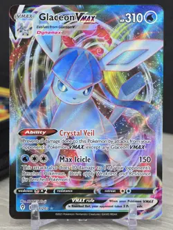 Pokemon Card Glaceon VMAX 041/203 Evolving Skies 2021 Ultra Rare Full Art Holo - Image 5