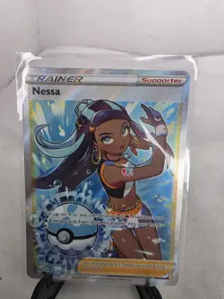 Pokemon Card TCG - Nessa 183/185 Ultra Rare Full Art Trainer Vivid Voltage NM - Image 1