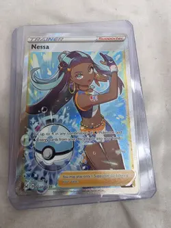 Pokemon Card TCG - Nessa 183/185 Ultra Rare Full Art Trainer Vivid Voltage NM - Image 2