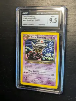 2002 🐚 Pokemon Dark Slowking - 20/105 Neo Destiny CGC 9.5 Tomokazu Art 🎨 - Image 2