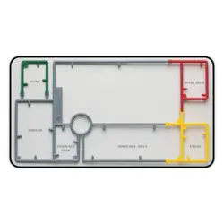 Premium Thick Neoprene Gundam Card Game Play Mat 12" x 22" (Off The Runner) - Image 4