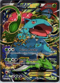 Venusaur EX XY123 - Black Star Promo - Pokemon Card - NM - Image 1