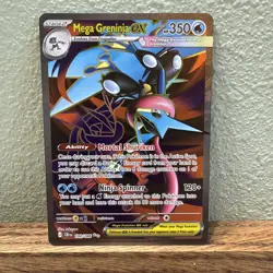 Mega Greninja Ex Full Art 100/086 English Pokemon TCG Chaos Rising *IN HAND* - Image 1