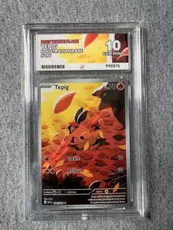 Pokemon TCG Tepig Illustration Rare Holo Sv: White Flare 096/086 Ace 10 - Image 1